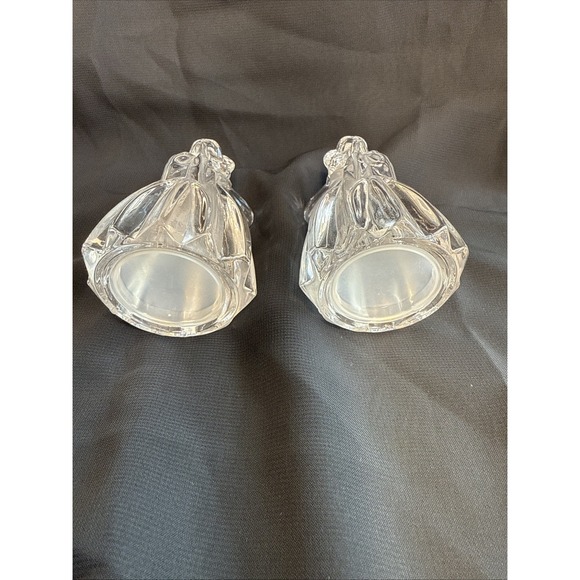 VINTAGE GORHAM CRYSTAL HOLIDAY TRADITIONS ANGEL SALT PEPPER SHAKERS Christmas‎ - Picture 5 of 6